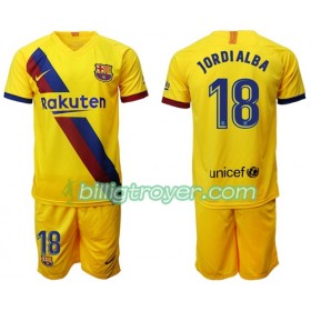 Billige Fotballdrakter FC Barcelona Jordi Alba 18 Barn Bortedraktsett 2019/20 Kortermet